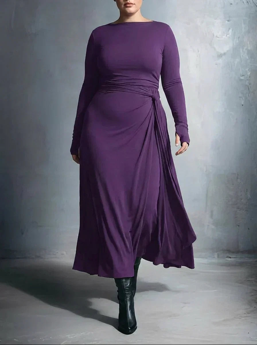 Fernanda | Vestido Maxi con Nudo Lateral