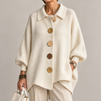 Tiziana | Cárdigan Oversize con Cuello XL