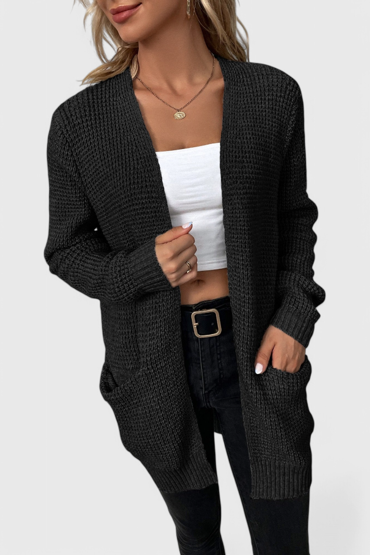 Anneliese | Cardigan en mélange de cachemire premium