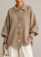 Tiziana | Cárdigan Oversize con Cuello XL