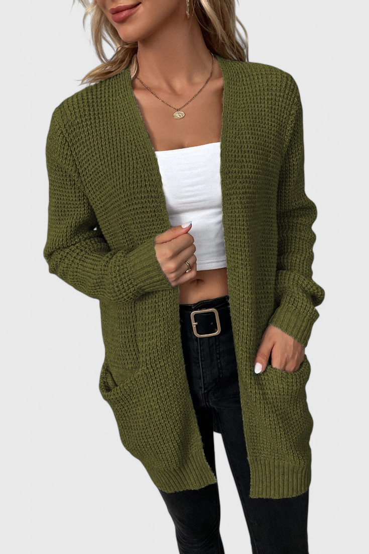Anneliese | Cardigan en mélange de cachemire premium