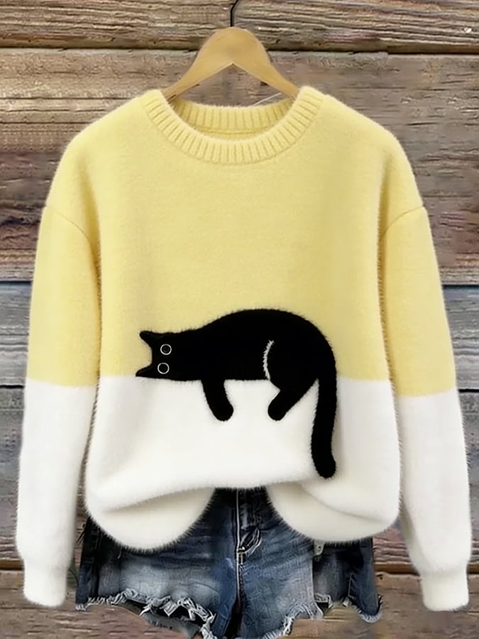 Arabella | Jersey Oversize Acogedor - Amarillo