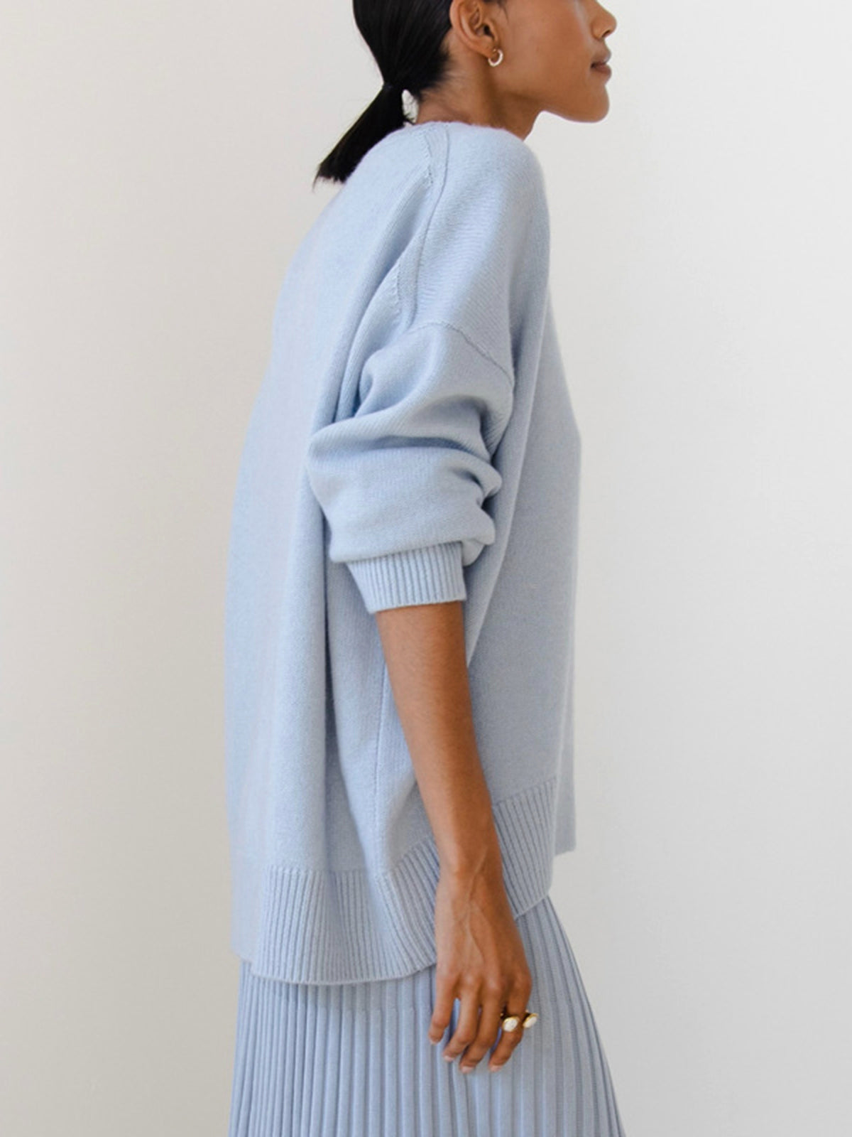 Fausta | Jersey Oversize de Cuello Redondo