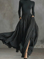 Manuela | Vestido Maxi de Cintura Alta