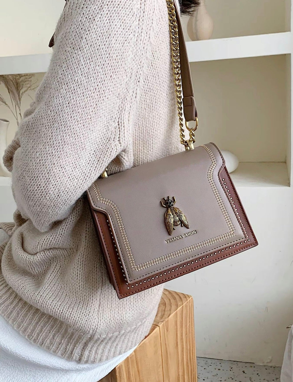 Marilena | Bolso de Cadena de Diseño Estructurado