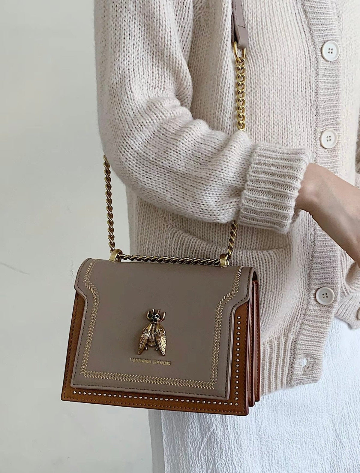 Marilena | Bolso de Cadena de Diseño Estructurado