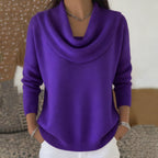 Ester | Jersey de Cuello Cascada con Caída