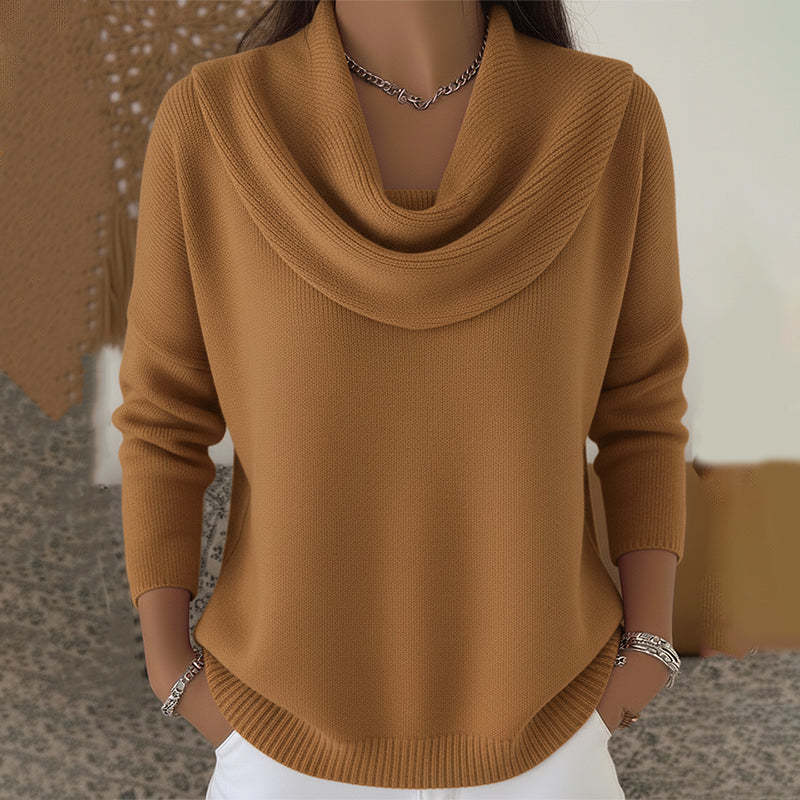 Ester | Jersey de Cuello Cascada con Caída