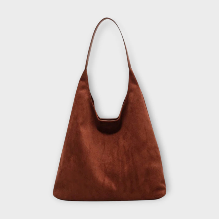 Mariella | Bolso de Hombro Slouch Minimalista - Marrón café