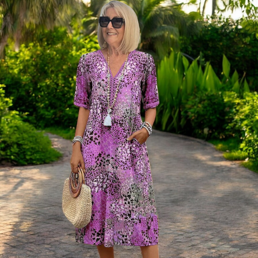 Chiara | Vestido Ligero y Vaporoso con un Corte Favorecedor - Violeta