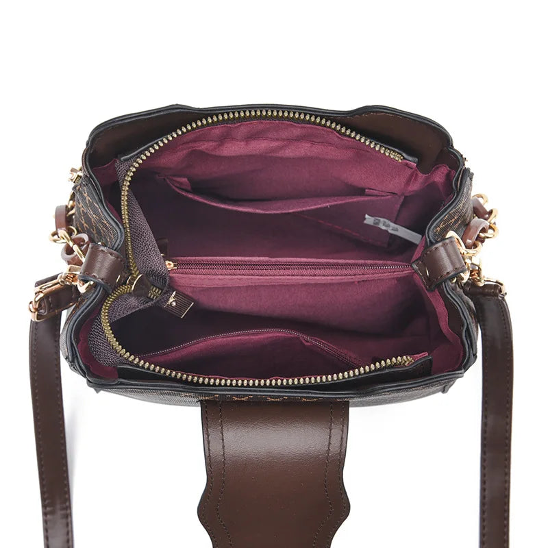 Milena | Bolso Acolchado con Detalles de Hebilla