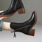 Matilde | Botines de Tacón en Piel Premium