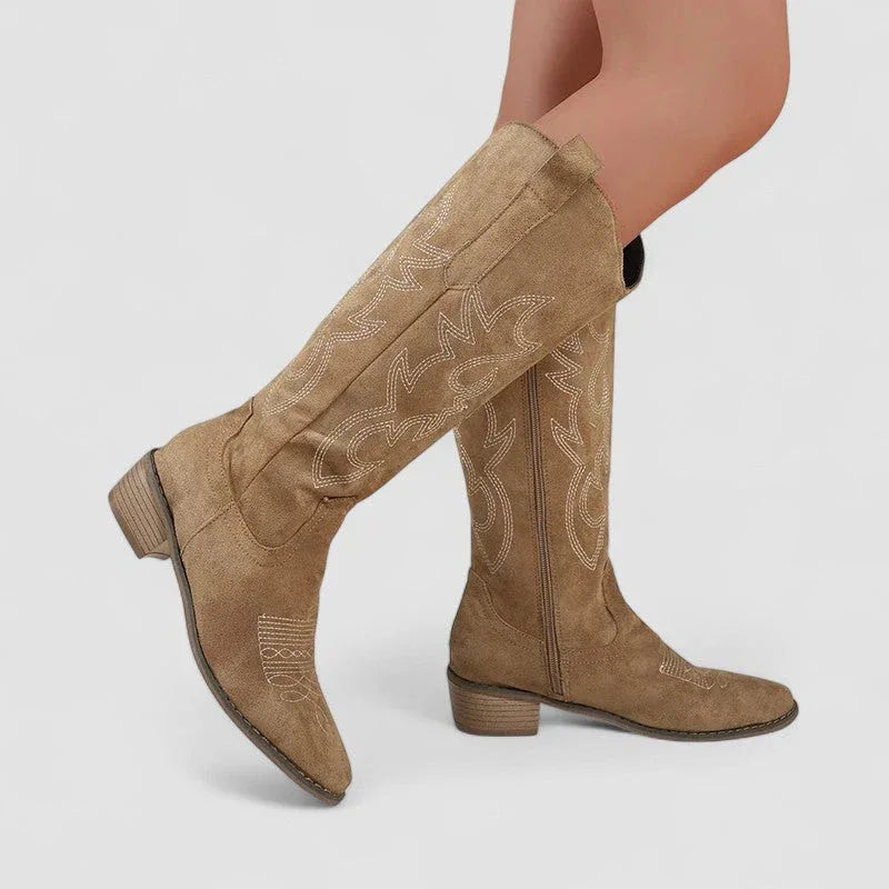 Noemi | Botines Camperos Ortopédicos con Plantilla Acolchada - Beige