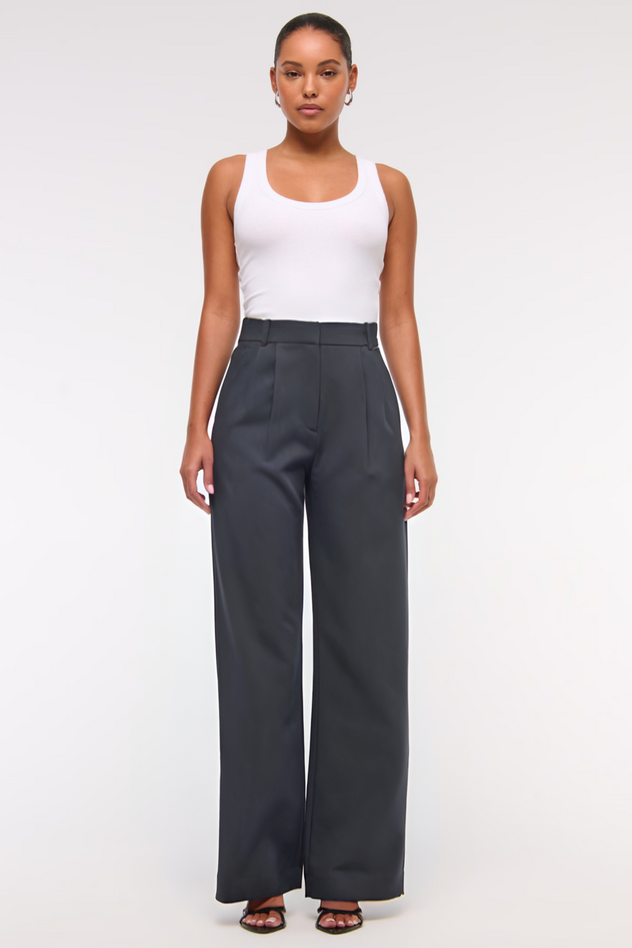 Prisca | Pantalon large tailleur