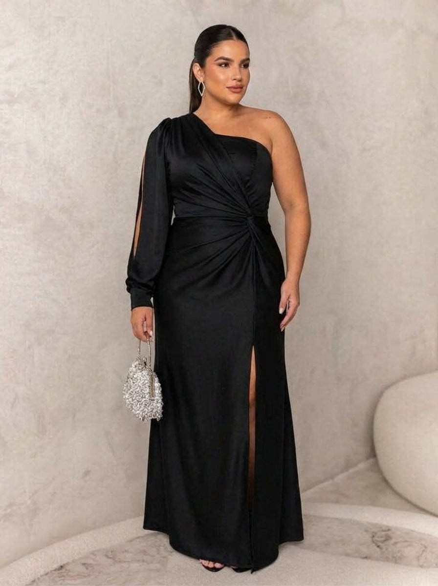 Gina | Vestido Maxi Elegante de un Hombro