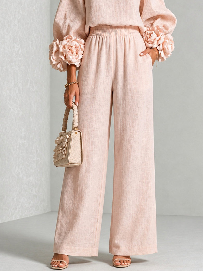 Carys | Conjunto de Dos Piezas con Puños Florales