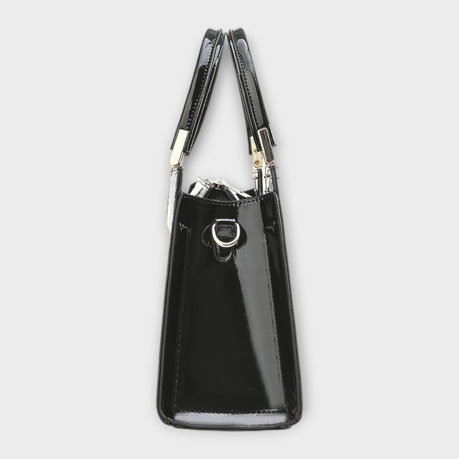 Lucia | Bolso Tote Estructurado con Efecto Cocodrilo
