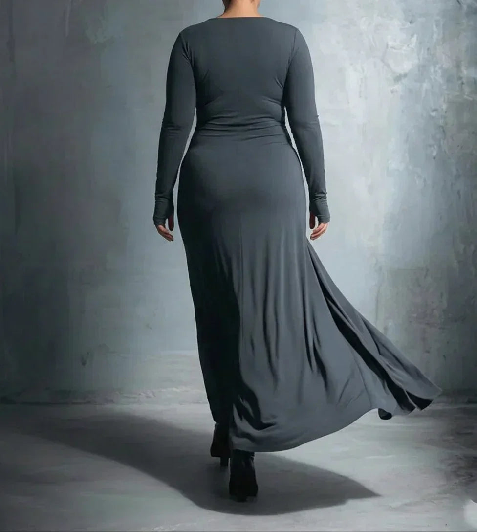 Fernanda | Vestido Maxi con Nudo Lateral