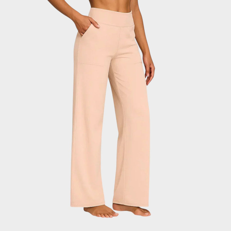 Calista | Pantalon large pour femme marron