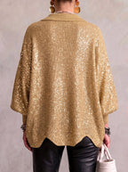 Tiziana | Cárdigan Oversize con Cuello XL