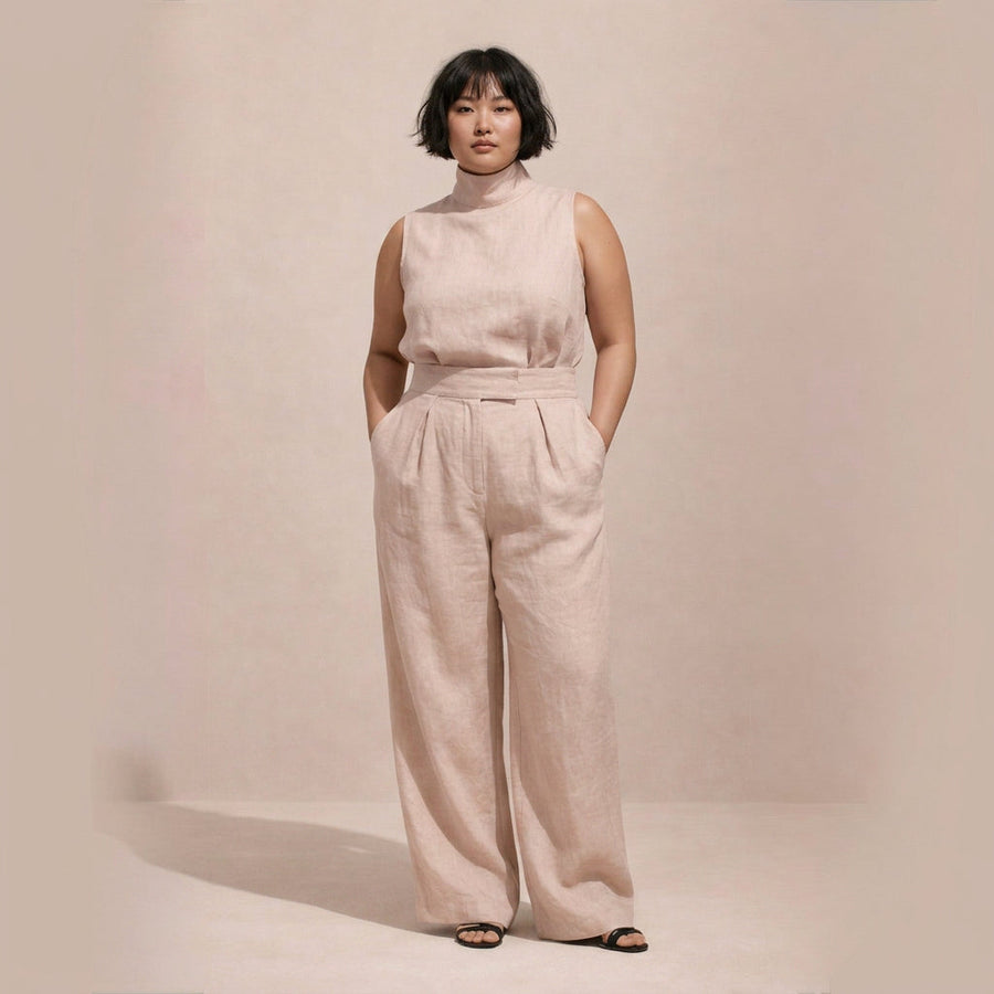 Delia | Mono Elegante de Talle Alto